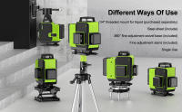 Nivel Láser Profesional LFINE 4D 16 Líneas 360° Horizontal Y Vertical Luz Verde Auto Nivelada Herramientas De Construcción - details 5