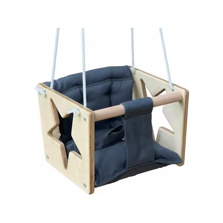 Columpio Asiento de Madera Diseño de Estrella Parque y jardín NATURPLAY - 1