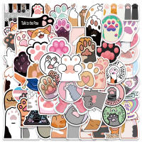 Pegatinas De Gato Rosa Kawaii 61PCS Para Botella De Agua Portátil Patineta Scrapbook Equipaje Juguete Para Niñas - details 5