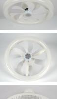 Nuevo ventilador RGB para dormitorio y Hogar, with rosca E27, ventilador de techo with Atenuation continua. Iluminación tricolor de 30 W + Luz Ambiental RGB. - details 4