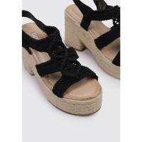 Limma SQUILLACE Alpargatas Con Tacón Mujer Negro - details 1