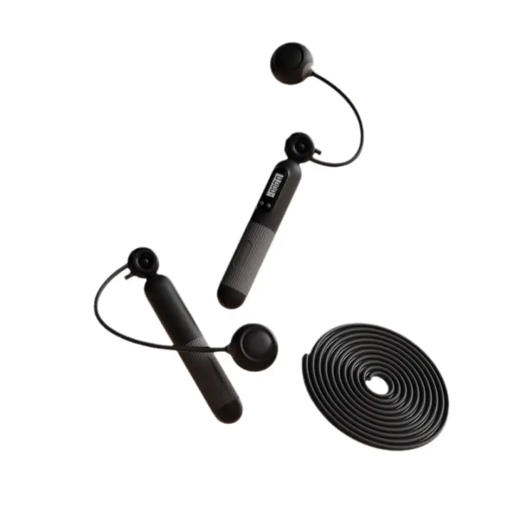 Cuerda De Saltar Con Contador Ajustable Para Fitness Y Pérdida De Peso Contador De Calorías Para Entrenamiento Cardio En Casa - 1