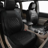 Funda De Asiento Universal Para Coche Compatible Con Peugeot 206 2008 301 307 3008 Jeep Renegade Patriot Cubierta Completa De Cuero Artificial Adecuada Para Todas Las Estaciones - details 2