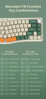 AJAZZ AKS068 Struktura Uschelke Alice68 Teclado Mecánico RGB Modo Triple Hot Swap Ergonómico 68 Teclas Sea Salt Shaft - details 12