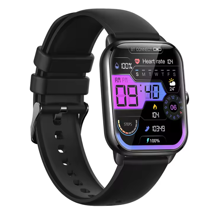 Reloj inteligente Femenino con gran pantalla, inteligente pulsera con ritmo cardíaco y de la presión arterial, Llamada Bluetooth, Altavoz de Voz, resistente a Agua - 1