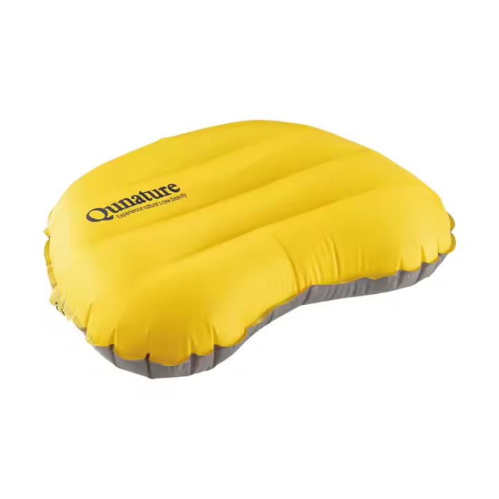Qunature Almohada De Camping Inflable Ligera Y Cómoda Para Viajes Y Senderismo Al Aire Libre Y Avión - 1
