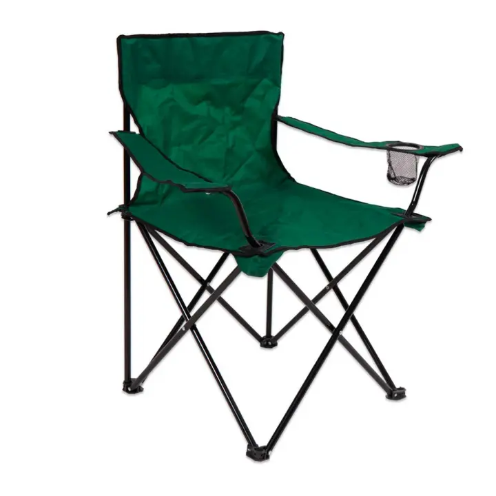 Silla Plegable Ocean Verde 80x50x50 Cm para Camping y Playa - 1