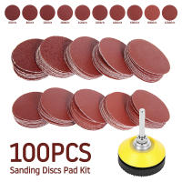 Kit De 100 Piezas De Discos De Arena Para Taladro Herramientas Rotativas Con Placa De Apoyo Y Papel De Arena De 80-3000 Incluye Tornillo De 1/4 Pulgada - details 0