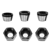 Adaptador De Collet De Fresa 6/6.35/8mm Accesorios Para Router Herramienta Para Máquina De Grabado Material De Acero Al Carbono Tamaños 6mm 6.35mm 8mm - details 6