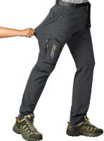 Pantalones Tácticos Para Hombre Resistentes Al Agua Y Secado Rápido anti-UV Para Senderismo Pesca Y Escalada Ropa Desmontable - details 4