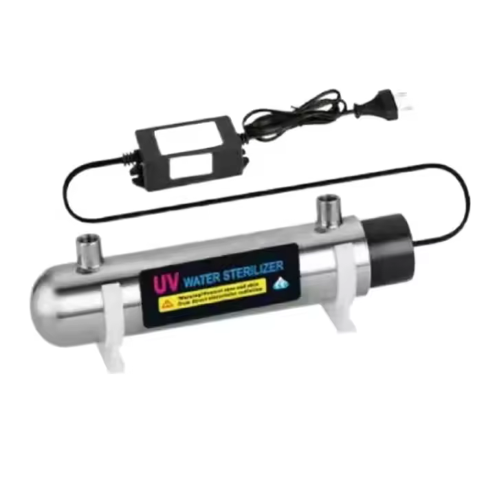 Lámpara De Ultravioleta Estéril De Acero Inoxidable 12W Para Purificador De Agua Directa Para Beber Y Acuario De Peces - 1