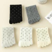 3 Pares De Calcetines De Dedos Para Mujer Con Patrón De Puntos Calcetines De Algodón De Alta Calidad De Media Pierna Con Dedos Separados - details 18