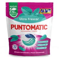 PUNTOMATIC 22 Cápsulas Tricámara Ultra Frescor, Pack Ahorro 4x22 Total 88 Lavados, Detergente Lavadora, Para Ropa Blanca y De Color, Quitamanchas - details 0