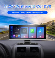 Cámara De Dashboard 4K Con Wireless Carplay Pantalla Grande De 11.26 Pulgadas Línea De Oro Multimedia Navegación GPS Para Coche - details 5