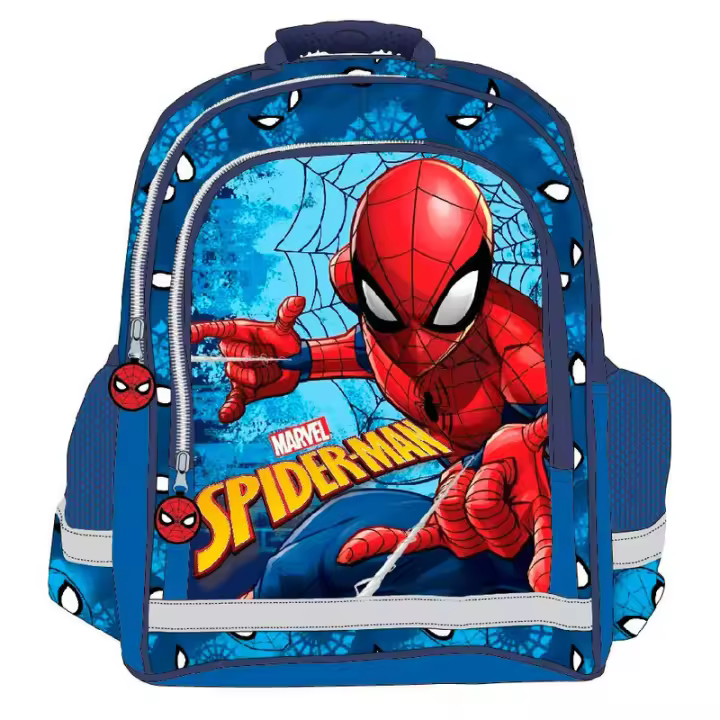 Mochila Spiderman Marvel 41cm. Mochila ergonómica con amplio espacio. Diseño resistente y versátil para llevar tus pertenencias con estilo. - 1
