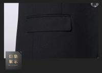 Traje Formal Para Hombre S-6XL Con Chaleco Y Pantalones Traje De Novia Elegante Para Trabajo Y Oficina En Color Sólido Talla Slim Material Poliéster Y Viscosa - details 15