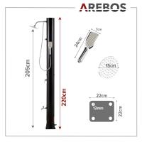 AREBOS 40 L ducha solar ducha de piscina ducha jardín al aire libre ducha lluvia - details 7