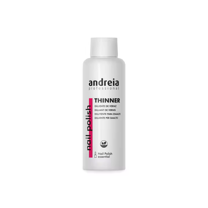 Andreia Professional Nail Polish Thinner 100mL Diluyente para Esmalte de Uñas - Devuelve la Consistencia Original al Esmalte - 1