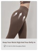 Nuevos Pantalones De Yoga Terciopelo De Algodón De Cintura Alta Para Otoño E Invierno Pantalones Deportivos Para Ciclismo Y Correr - details 1