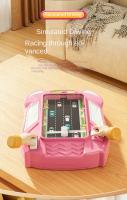 Juego De Carreras Para Niños Juguetes De Simulación De Conducción Juguete Montessori Antiestrés Para Adultos Y Niños Juego De Mano Con Aventura De Carreras - details 2