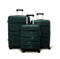 Juego OM Home de 3 Maletas de Viaje (mod. 062) Grande 28"(75*48*27cm) Mediana 24"(66*45*25cm) Cabina 20"(55*40*20cm). Material POLIPROPILENO, Ligeras y Resistentes, Cerradura Antirrobo con 3 dígitos, Ruedas Silenciosas 360º - details 0