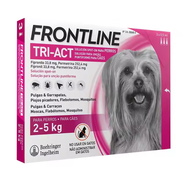 Pipetas para perro pequeño de 2 - 5 kg 3 pip - 1