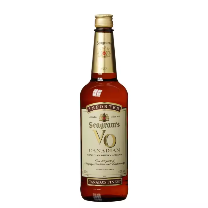 Whisky Seagram's VO - Botella 70 CL - Importado de Canadá - 40% - 1