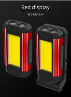 Linterna LED Recargable Super Brillante Con Luz COB Magnética Portátil Impermeable Para Camping Y Reparación De Coches Con Soportes - details 13