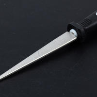 Piedra De Afilar Diamante Con Diseño Doble Cara Plana Y Curva Fácil Agarre De Mango Para Herramientas Y Cuchillos - details 3