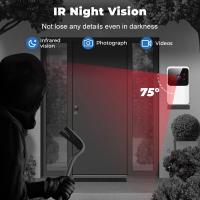 Cámara De Video WiFi Puerta Wireless HD Intercomunicador De Hogar Vídeo Portero Con Visor De Puerta Nocturna Visión Seguridad Cámara De Puerta - details 3