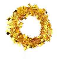 Guirnalda De Hierro Para Navidad Estrella Dorada Y Plateada Decoración De Árbol De Navidad DIY Para Fiestas Navideñas Y Año Nuevo Decoración Del Hogar - details 12