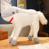 Juguete De Peluche Kawaii 50cm Caballo Delfín Transformado Suave Almohada De Animal Dibujos Animados Regalo De Navidad Para Niños - details 9