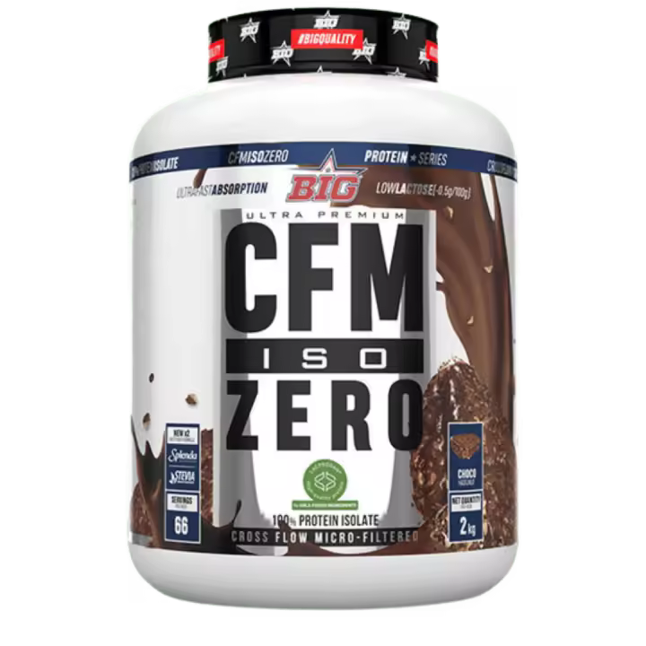 BIG CFM ISO ZERO 1 KG CHOCOLATE AVELLANAS - AISLADO DE PROTEÍNA DE SUERO - 1