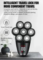 Afeitadora Eléctrica 5 En 1 Para Hombres Cabeza Lisa Peluca Afeitadora De Nariz Cuchilla Flotante 7D Afeitadora De Barba Recargable Razor - details 9