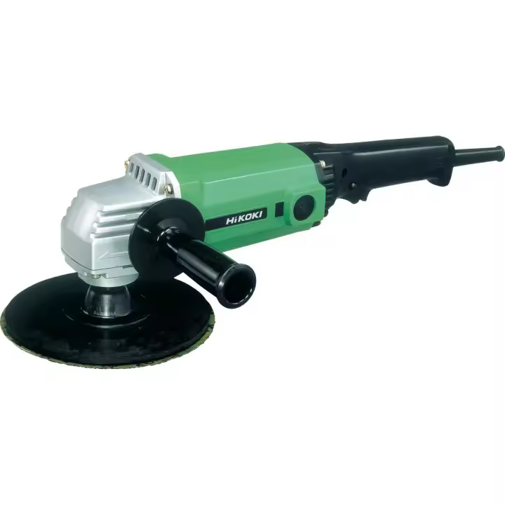 Potente Pulidora-lijadora Hikoki SAT180 | Rosca Eje M14x2 | Peso 2.9 Kg | Revoluciones 1.900-3.400 Rpm | Largo 395 Mm - 1