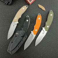 Cuchillo Fijo De Caza Military Rick Hinderer Flashpoint Con Hoja D2 Y Manillas G10 Herramienta Táctica Para Camping Y Sobrevivencia Con Funda - details 6