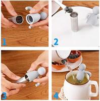 Infusor de té para té de hojas sueltas, colador de té bonito, bola de acero inoxidable, filtro más pronunciado de malla Extra - details 4