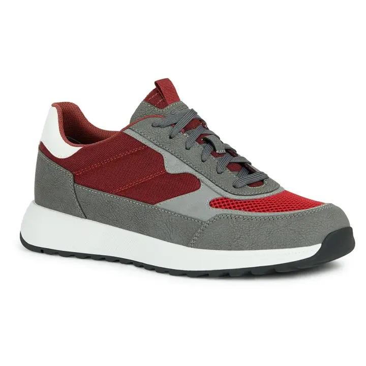 Calzado hombre Zapatillas Geox Zapatillas Molveno Rojo,Gris - 1