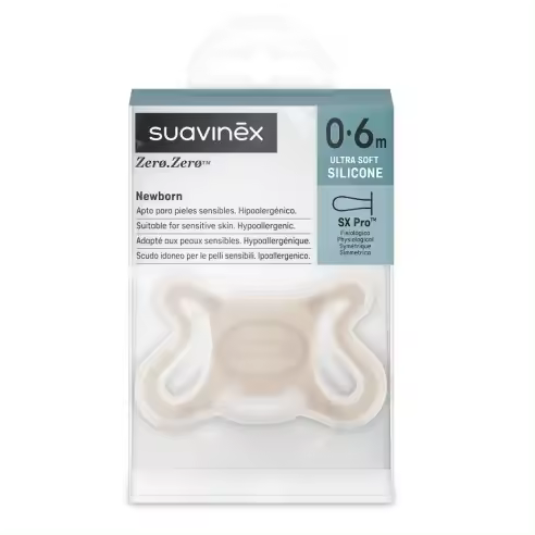 Suavinex Chupetes Zero-Zero Fisio T/S 0-6m Light - 1