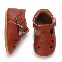 Zapatos Para Bebé Recién Nacidos Niñas Clásicos Corazón De Goma Antideslizante PU Vestido Primera Caminadora Zapatos De Cuna - details 20