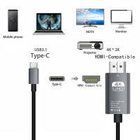 Adaptador USB C a HDMI 4K 60Hz Cable Tipo C HDTV Convertidor Para iPhone 15 TV Convertidor MacBook Air iPad Samsung Laptop - details 6