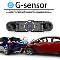 Cámara De Coche DVR Con WiFi GPS FHD 4 Lentes 1080P Grabadora De Video Nocturna Visión Negro Bocina Monitorea De Aparato 24H Park - details 3