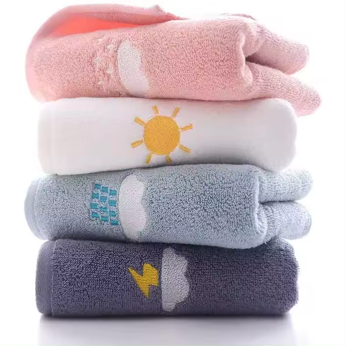 SSITO Toallas de mano de algodón ultra absorbente y suave, paquete de 4, 14*29 pulgadas para mano, cara, gimnasio y spa, Juego de 4 toallas de mano - 1