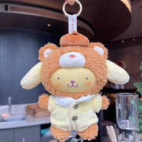 Muñeca De Peluche Sanrio Vinilo Latte Baby Serie Figura De Muñeca Cute My Melody Cinnamoroll Hello Kitty Regalo De Cumpleaños - details 4