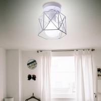 Luz De Techo LED Blanca Moderna Nórdica Para Decoración De Habitaciones Y Cocinas Estilo Industrial Vintage Loft Apto Para Dormitorio Sala De Estar Cocina - details 4