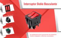 Banner - Interruptor doble basculante ON-OFF SPST 6 vias
