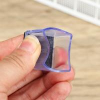 Juego De 4 Pads De Silicona Transparentes Para Patas De Mesa Y Sillas Cubiertas Con PVC Capa Inferior Redonda Protector De Piso Para Muebles Antideslizantes - details 10