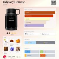 Perfume Árabe 100% Original Armaf Odyssey Homme EDP 100 ml – Fragancia Amaderada, Especiada y Oriental para Hombre - details 2