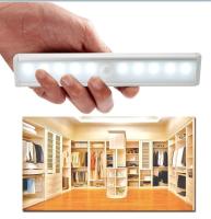 Luz Nocturna LED De 10 Velocidad Con Sensor De Movimiento Energía Por Batería Portátil Y Sin Cable Para Armario Y Gabinete - details 2