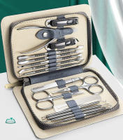 Kit De Manicura Y Pedicura Profesional 16 En 1 Con Estuche Portátil Hoja De Acero Inoxidable Regalo Ideal Para Hombres - details 1